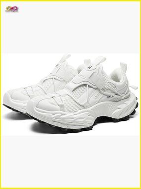 Chunky Platform Sneakers Retro Dad Shoes Lightweight Breathable Quick-Lace